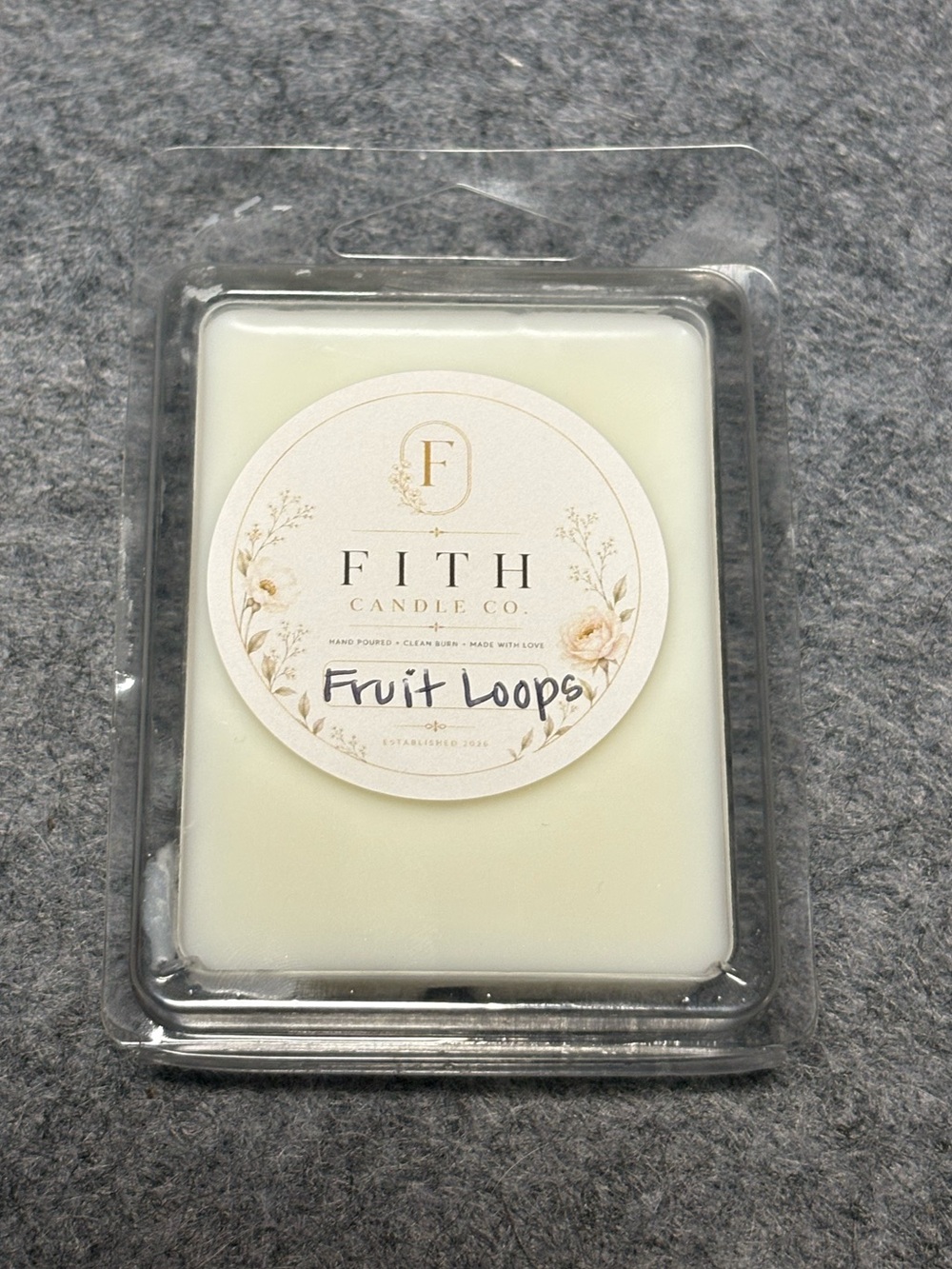 100% Organic Soy wax melts (homemade) in Fruit Loops 3 for $21